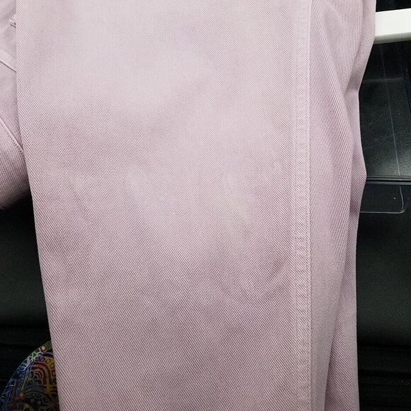 Spanx Women’s Light Pink Jean Leggings Size Large – Soft Stretch Denim Pre-Owned - Picture 14 of 16